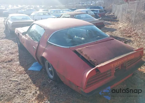 1974 Pontiac Firebird из США, поврежденный, VIN 2W87SHS10323